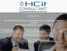 Tablet Screenshot of hcitconsultant.com